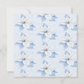 Grootouders Kerstmis Foto Bloemen Groet (Achterkant)