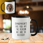 Grootouders Kleinkinderen Fotobericht Koffie Mok