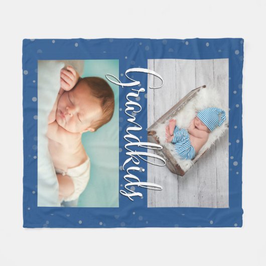 Grootouders kleinkinderen Gepersonaliseerd Fleece  (Voorkant (Horizontaal))