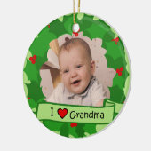 Grootouders krans keramisch ornament (Links)