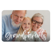Grootouders Liefde Script Persoonlijk Fotocadeautj Magneet (Horizontaal)