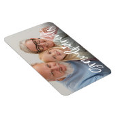 Grootouders Liefde Script Persoonlijk Fotocadeautj Magneet (Rechterzijde)