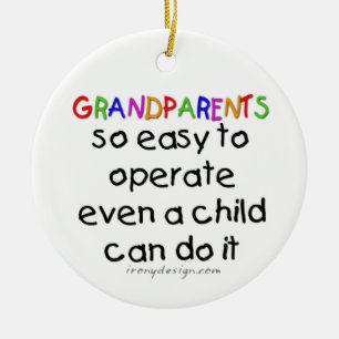 Grootouders Love Keramisch Ornament