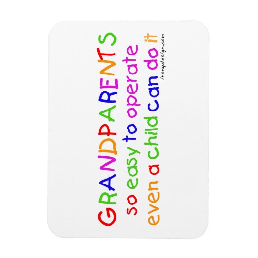 Grootouders Love Magneet (Verticaal)
