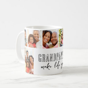 Grootouders maken het leven grandioos 8 foto famil koffiemok