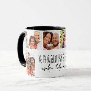 Grootouders maken het leven grandioos 8 foto famil mok