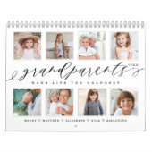 Grootouders Maken Het Leven Grootkleinkinderen Fot Kalender (Hoes)