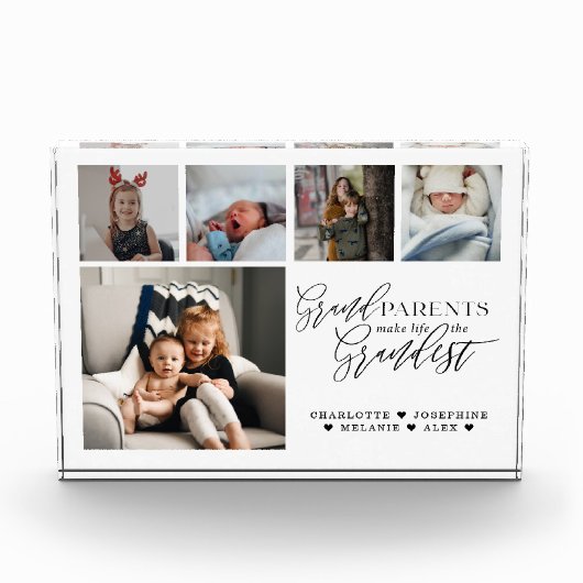 Grootouders maken van het leven de kleinste fotoco fotoblokken (Voorkant)
