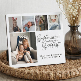 Grootouders maken van het leven de kleinste fotoco fotoplaat