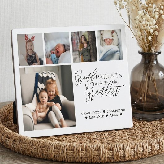 Grootouders maken van het leven de kleinste fotoco fotoplaat