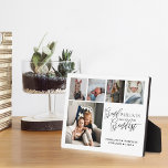 Grootouders maken van het leven de kleinste fotoco fotoplaat<br><div class="desc">Een speciale, gedenkwaardige meervoudige fotogave voor grootouders. Het ontwerp kenmerkt een de collage lay-out van het vijf-fotonet aan de foto's van de vertonings speciale kleinkinderen. "Grandparent Make Life The Grandest" wordt getoond in een stijlvolle typografie. Stuur grootouders een gedenkwaardig en speciaal cadeau dat ze voor altijd zullen koesteren. Opmerking: kleuren...</div>