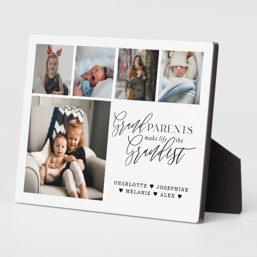 Grootouders maken van het leven de kleinste fotoco fotoplaat (Zijkant)