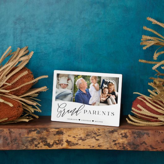 Grootouders Manuscript Grootkinderen Fototoetsenbo Fotoplaat (Zijkant)