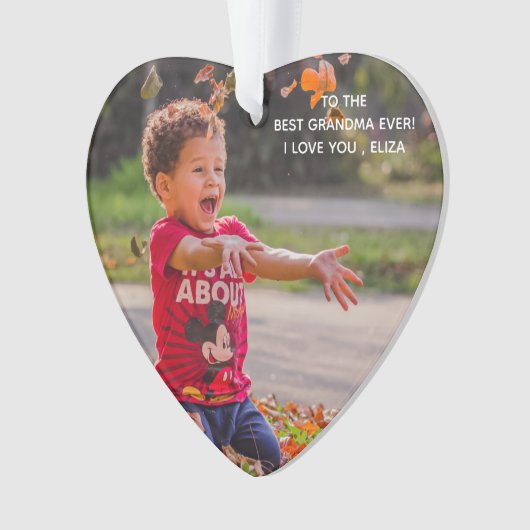 Grootouders met de allerbeste grootmoeder ooit Mer Ornament (voorkant)