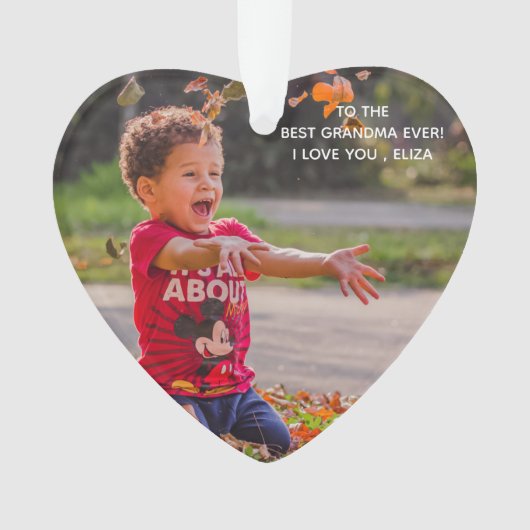 Grootouders met de allerbeste grootmoeder ooit Mer Ornament (voorkant)