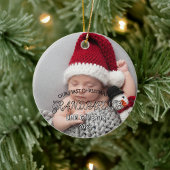 Grootouders met foto Eerste Kerstklassieker Keramisch Ornament