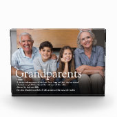 Grootouders Modern Fun Quote Definition Fotoblokken (Voorkant)