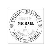 Grootouders op maat rubberstempel (Afrduk)