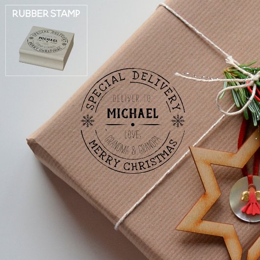 Grootouders op maat rubberstempel