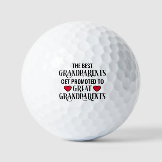 Grootouders Promotie naar grootouders Golfballen (Voorkant)