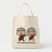 Grootouders Rock Personalize Tote Bag (Voorkant)