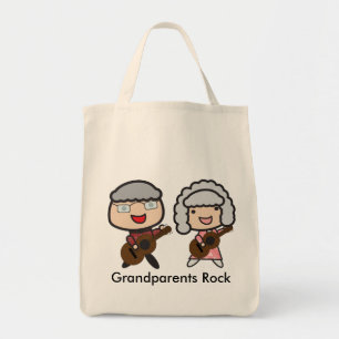 Grootouders Rock Personalize Tote Bag