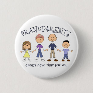 Grootouders Ronde Button 5,7 Cm