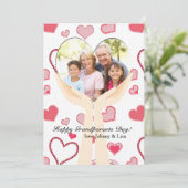 Grootouders Speciale liefdesfotokaart Kaart (Staand voorkant)