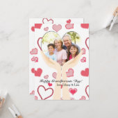 Grootouders Speciale liefdesfotokaart Kaart (Voorkant / Achterkant in situ)