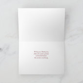 Grootouders Thanksgiving zegeningen Kaart (Binnen)