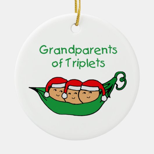 Grootouders van Triplets Ornament (Voorkant)