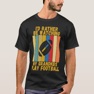 grootouders volgen kleinkinderen Footba T-shirt