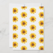 Grootouders worden gedicht van Bump Sunflower Kaart (Achterkant)