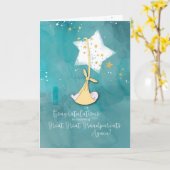 Grootouders worden, gefeliciteerd kaart (Gele Bloem)