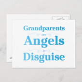 Grootouders zijn Angels in Disguise Briefkaart (Voorkant / Achterkant)
