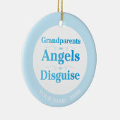 Grootouders zijn Angels in Disguise Keramisch Ornament (Rechts)