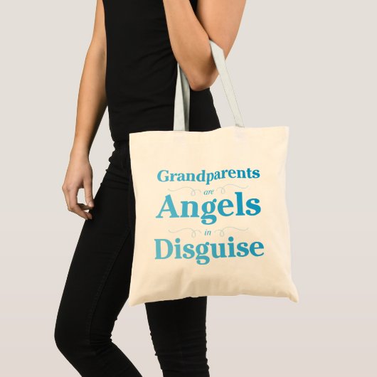 Grootouders zijn Angels in Disguise Tote Bag (Voorkant (product))