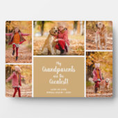 Grootouders zijn de grootste fotocollage fotoplaat (voorkant)