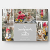 Grootouders zijn de grootste fotocollage fotoplaat (voorkant)