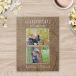 "Grootouders zijn Geweldige" Aangepaste puzzel Legpuzzel<br><div class="desc">Verras je grootouders met deze gepersonaliseerde "Grootouders zijn Geweldige" puzzel. Als ze genieten van puzzels, zullen ze dol zijn op dit geschenk dat u gemakkelijk kunt aanpassen met uw foto's en namen. Het unieke ontwerp is voorzien van twee foto's en een aangepaste typografie tegen een afbeelding van gesneden hout waardoor...</div>