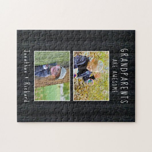 "Grootouders zijn Geweldige" Fotopuzzel Legpuzzel (Horizontaal)