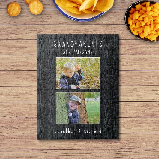 "Grootouders zijn Geweldige" Fotopuzzel Legpuzzel