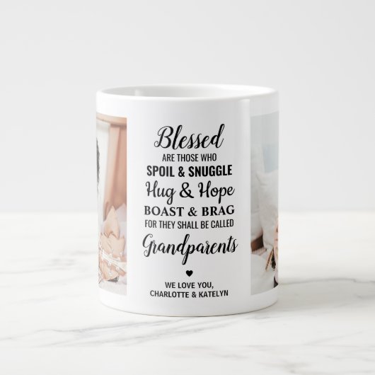 Grootouders zonder been Aangepast 2 Foto Grote Koffiekop (Voorkant)