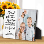 Grootouders zonder been Aangepaste foto Moderne Fotoplaat<br><div class="desc">Viel je grootouders met een aangepaste fotoplaque. Deze unieke grootouders citeren plaquette is het perfecte cadeau, of het nu een verjaardag, grootouders of Kerstmis is. We hopen dat je grootoudergeschenk nog jaren een schat in je bezit zal worden. . Citaat "Blessed" zijn degenen die Spoil & Snuggle, Hug & Hope,...</div>