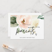 Grootouders Zwangerschap Onthullen Ouders Met Baby Kaart (Voorkant / Achterkant in situ)