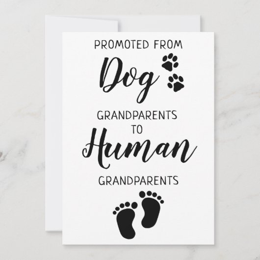 Grootouders Zwangerschapskaart (Voorkant)