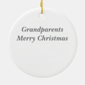 Grootouderse twee blauwe Robin's eieren in Nest Keramisch Ornament (Achterkant)