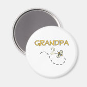 Grootpa 2 Bee Magneet (Voorkant / Achterkant)