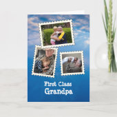 Grootpa Best Grandpa 3 Aangepaste foto Kaart (Voorkant)