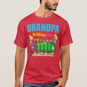 Grootpa Birthday Crebage Truck Garbage Man Bi T-shirt
